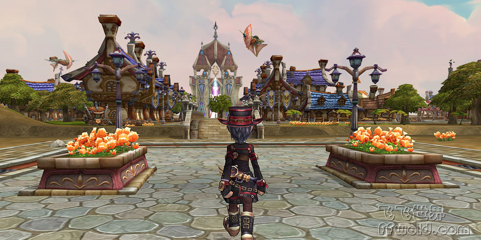 老飞飞晨光街景