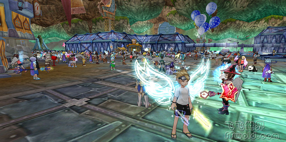 老飞飞达肯广场繁荣