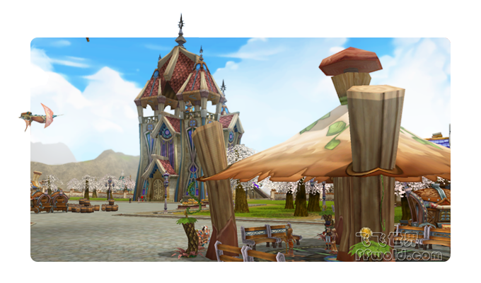 老飞飞晨光广场一角